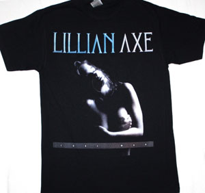 LILLIAN AXE LOVE+ WAR '89  NEW BLACK T-SHIRT