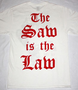 SODOM THE SAW IS THE LAW '91 NEW WHITE T-SHIRT