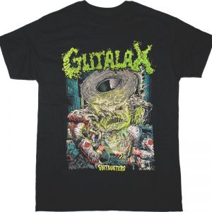GUTALAX SHITBUSTERS NEW BLACK T-SHIRT