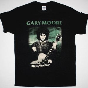 GARY MOORE WILD FRONTIER'87 NEW BLACK T-SHIRT