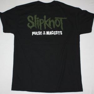 SLIPKNOT PULSE OF THE MAGGOTS NEW BLACK T-SHIRT