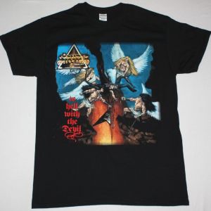STRYPER TO HELL WITH THE DEVIL NEW BLACK T-SHIRT