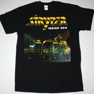 STRYPER SOLDIERS UNDER COMMAND NEW BLACK T-SHIRT