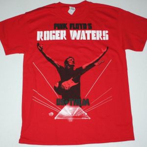 ROGER WATERS US+THEM TOUR 2018 NEW RED T-SHIRT