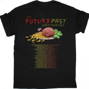 IRON MAIDEN THE FUTURE PAST TOUR 2024 USA NEW BLACK T-SHIRT