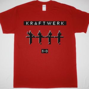 KRAFTWERK 3D CONCERTS NEW RED T-SHIRT