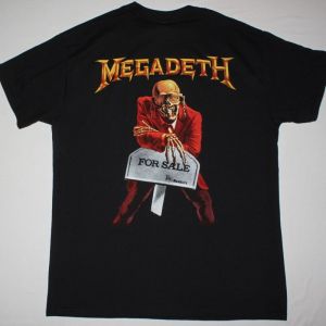 MEGADETH PEACE SELLS BUT WHO'S BUYING 1986 NEW BLACK T-SHIRT