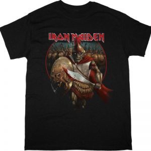 IRON MAIDEN THE FUTURE PAST 2024 TOUR ALEXANDER THE GREAT TEE NEW BLACK T-SHIRT