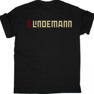 TILL LINDEMANN ROTER KOPF NEW BLACK T SHIRT
