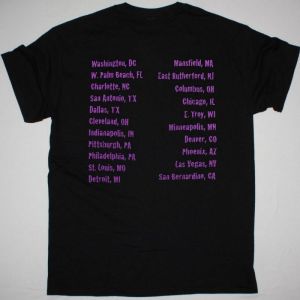 BLACK SABBATH TOUR SHIRT NEW BLACK T-SHIRT