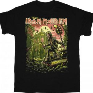IRON MAIDEN WRATHCHILD RUE MORGUE 2025 TOUR TEE NEW BLACK T-SHIRT