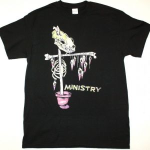 MINISTRY SCARECROW NEW BLACK T-SHIRT