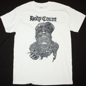 BODY COUNT CARNIVORE NEW WHITE T SHIRT