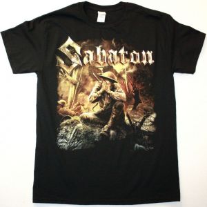 SABATON THE GREAT WAR NEW BLACK T-SHIRT