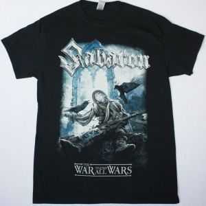 SABATON THE WAR TO END ALL WARS NEW BLACK T-SHIRT