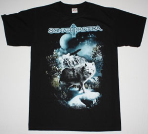 SONATA ARCTICA THE DAYS OF THE WOLVES NEW BLACK T-SHIRT