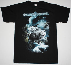 thumbnail image 2 of SONATA ARCTICA THE DAYS OF THE WOLVES NEW BLACK T-SHIRT - Best Rock T-shirts 2 of 11