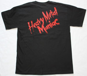 EXCITER HEAVY METAL MANIAC'83 NEW BLACK T-SHIRT