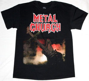 METAL CHURCH S/T 1984 NEW BLACK T-SHIRT