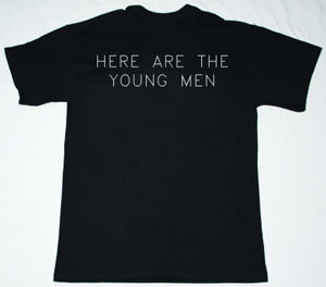 JOY DIVISION HERE ARE THE YOUNG MEN NEW BLACK T-SHIRT