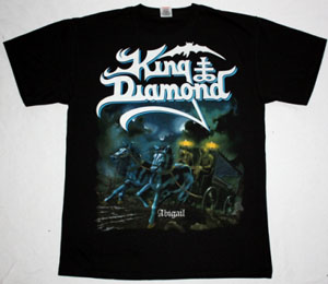 KING DIAMOND ABIGAIL'87  NEW BLACK T-SHIRT