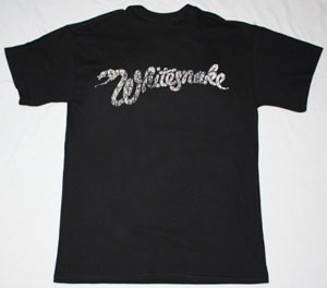 WHITESNAKE COME AN' GET IT'81 NEW BLACK T-SHIRT