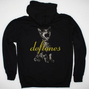 DEFTONES LOGO NEW BLACK HOODIE