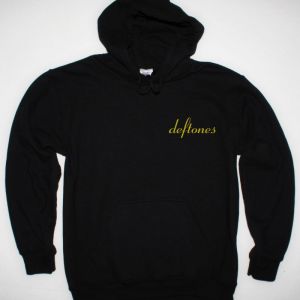 DEFTONES LOGO NEW BLACK HOODIE
