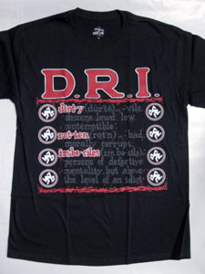 D.R.I. DEFINITION NEW BLACK T-SHIRT
