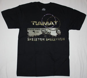 TIAMAT SKELETON SKELETRON'99 NEW BLACK T-SHIRT