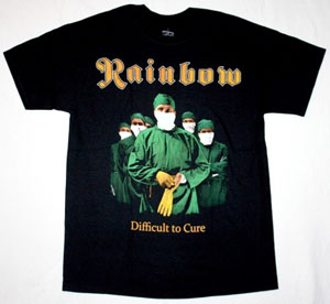RAINBOW DIFFICULT TO CURE 81 NEW BLACK T-SHIRT