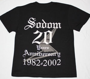SODOM WITCHING METAL 20 YEARS ANNIVERSARY NEW BLACK T-SHIRT