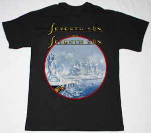IRON MAIDEN SEVENTH SON OF THE SEVENTH SON'88 NEW BLACK T-SHIRT
