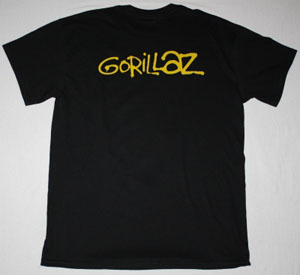 GORILLAZ BAND NEW BLACK T-SHIRT