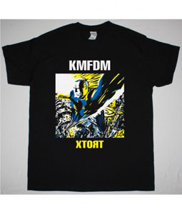 KMFDM XTORT NEW BLACK T SHIRT