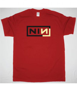 NINE INCH NAILS CORNER BOX NEW RED T SHIRT - Best Rock T-shirts